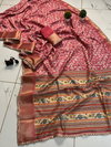 Wow Designer Boder Work Tushar Silk Printed Saree Wholesale Price In Surat